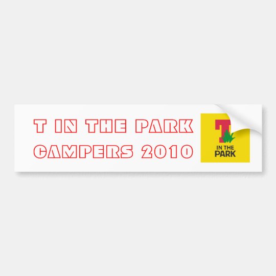 T In The Park Campers Bumper Stickers Zazzle.co.uk