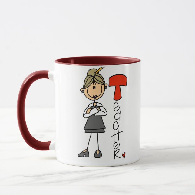 T is for Teacher Mug (Left)