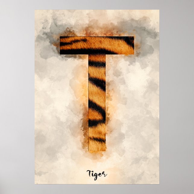 T is For Tiger Poster (Front)