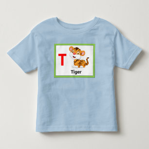 T is for Tiger Toddler T-Shirt