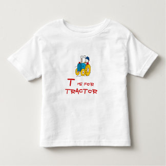 T is for Tractor Toddler T-Shirt