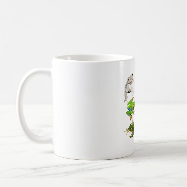 T is for Tree Frog Coffee Mug (Left)