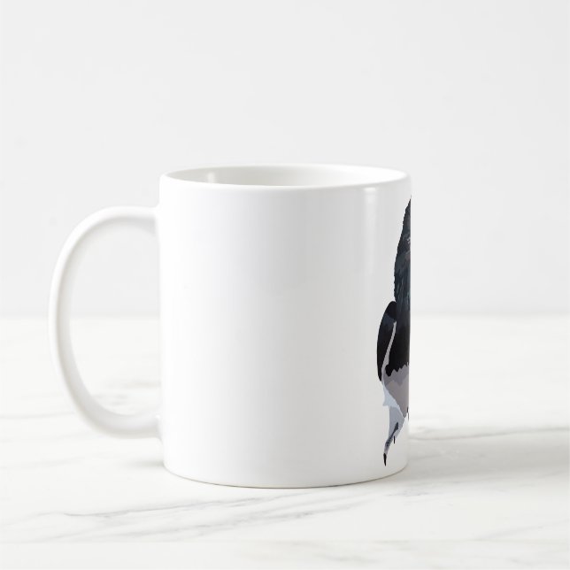 T is for Trumpeter Hornbill Coffee Mug (Left)
