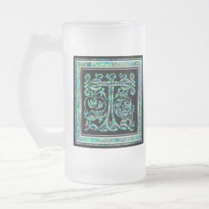 T “Masselle Blue” Custom Monogram Mugs