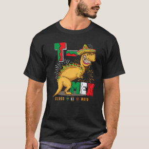 T Mex Tacosaurus Rex Taco Cinco De Mayo Dinosaur M T-Shirt