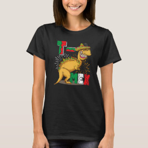 T Mex Tacosaurus Rex Taco Cinco De Mayo Dinosaur M T-Shirt