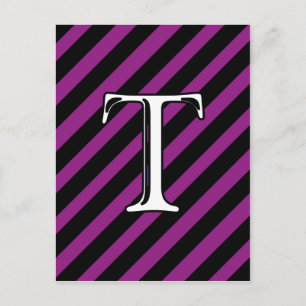 T Monogram Postcard
