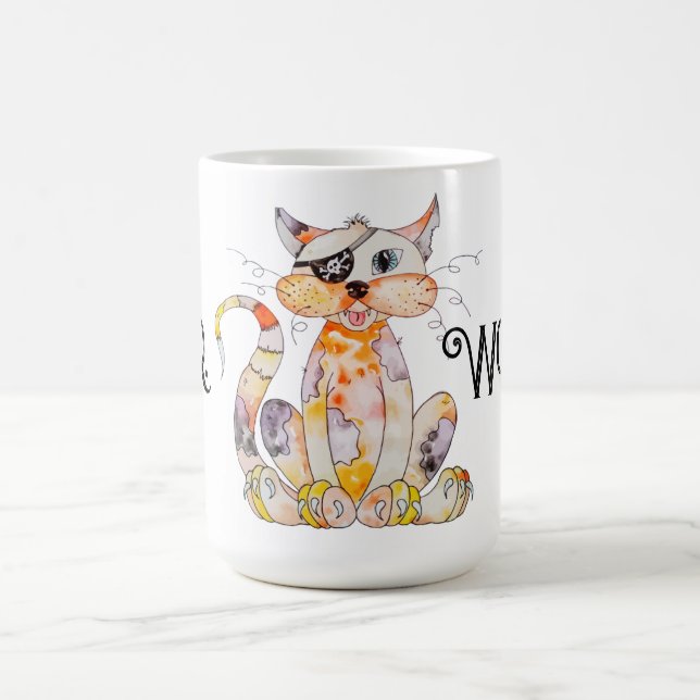 T.N.R. Works Tipped Ear Cat Mug (Center)