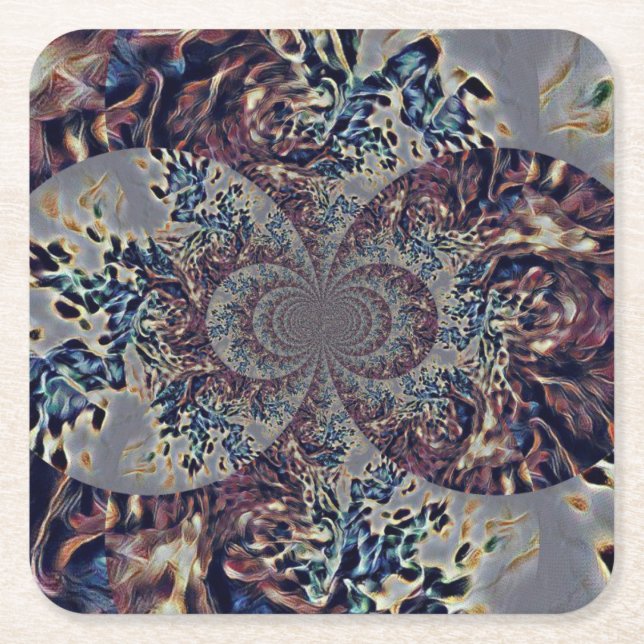 T. Nova Square Paper Coaster (Front)