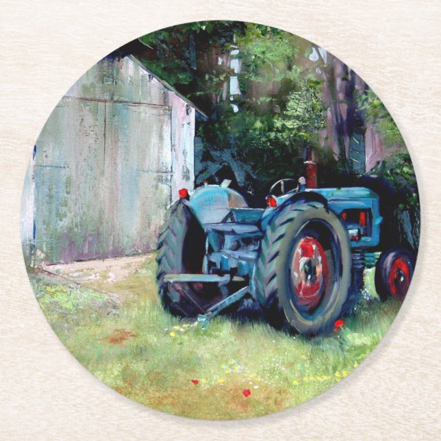T' Old Tractor Coaster (Front)
