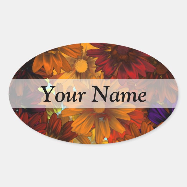 t oval sticker (Front)