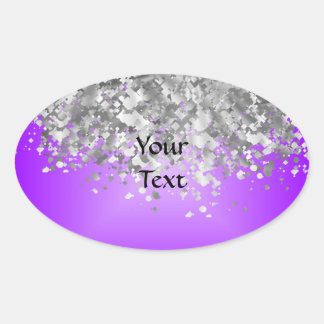 t oval sticker