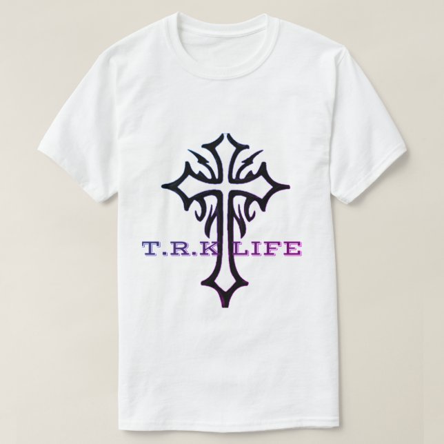 T.R.K CROSS EMBLEM LOGO TSHIRT (Design Front)