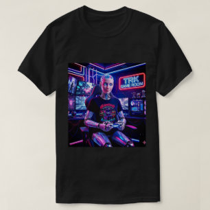 T.R.K FUTURISTIC CYBER ROBOTIC GAME ROOM T-Shirt