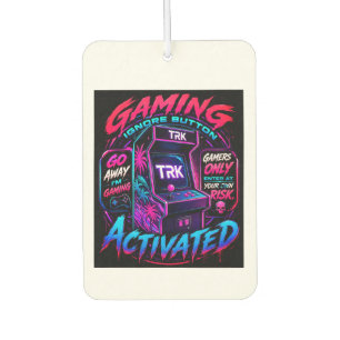 T.R.K VIDEO GAMER HANGING SCENTED AIR FRESHNERS CAR AIR FRESHENER