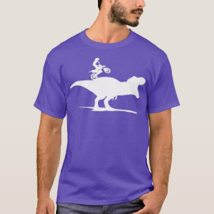 T Re Dinosaur Boys Motocross Dirt Biking Dirt T-Shirt