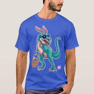 T Re Easter Bunny Funny Dinosaur Boys Basket Stuff T-Shirt