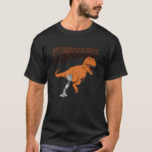 T Rex Amputee Joke Leg Prosthetic Dinosaur for a L T-Shirt