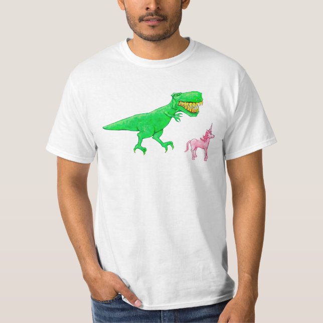 T-Rex and Unicorn T-Shirt (Front)