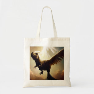 T Rex Angel Tote Bag