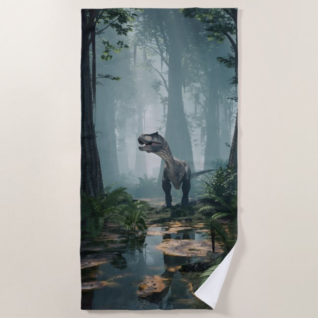 T-Rex Beach Towel (Front)