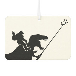 T-rex & bigfoot selfie car air freshener