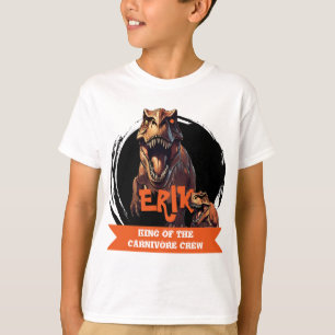 T-Rex Birthday Personalised Guest of Honour T-Shirt