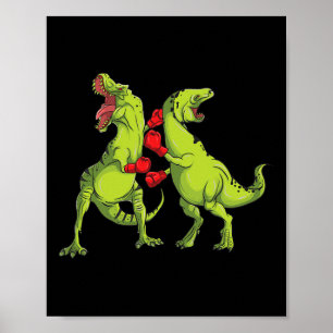 T-rex Boxing  Poster