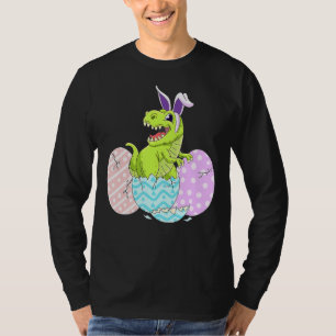 T Rex Bunny Easter Dinosaur Costume Easter Day Tod T-Shirt