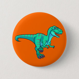 T-Rex cartoon 6 Cm Round Badge
