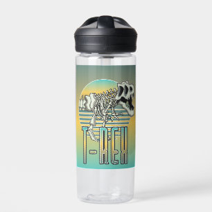 T-REX cartoon logo Water Bottle