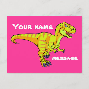 T-Rex cartoon Postcard