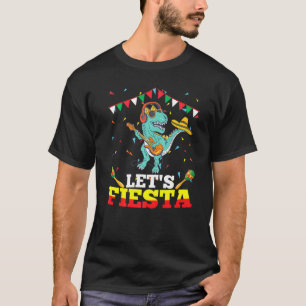 T Rex Cinco De Mayo Shirt Tyrannosaurus Dinosaur L