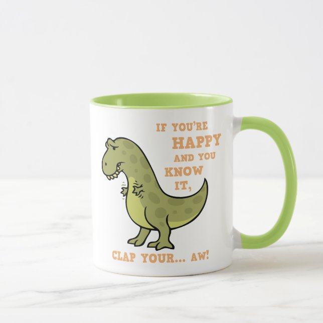 T-Rex Clap II Mug (Right)