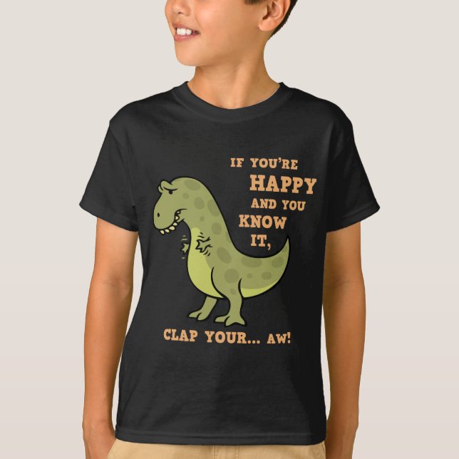 T-Rex Clap II T-Shirt (Front)