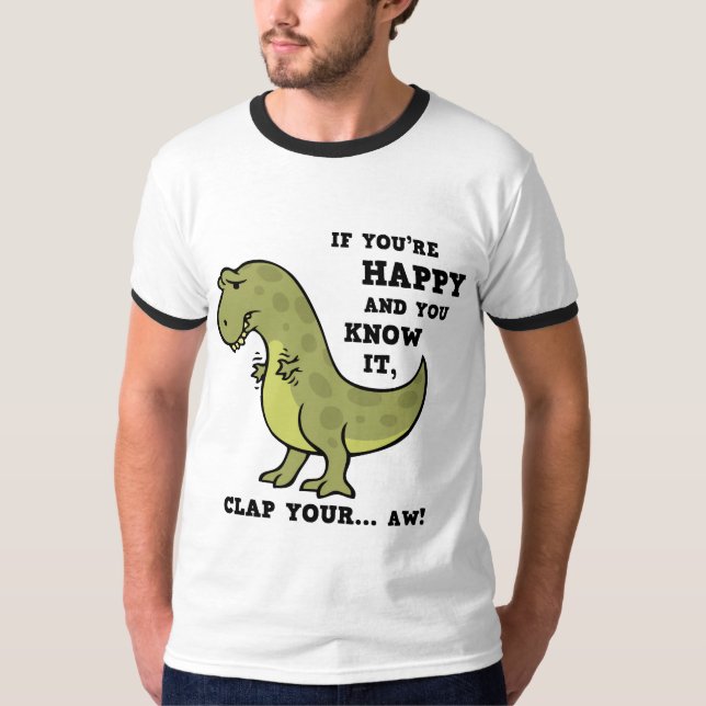 T-Rex Clap II T-Shirt (Front)