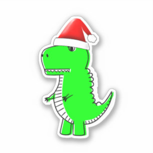 T Rex Cute Dino Santas Christmas Hat