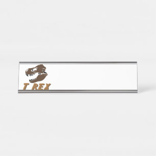 T Rex Desk Name Plate