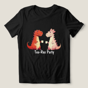 T-Rex Dinasaur Tee, Tea Rex funny T-Rex Pun Tri-Blend Shirt