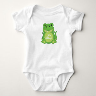 T-Rex Dinosaur Baby Shower Green Bodysuit
