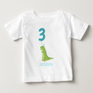 T-Rex Dinosaur Birthday Party Baby T-Shirt