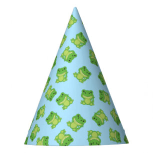 T-Rex Dinosaur Birthday Party Blue Party Hat