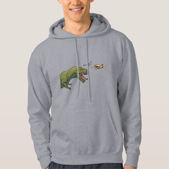 T-Rex Dinosaur Boop Men's sweatshirt hoodie (Front)