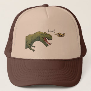 T-Rex Dinosaur Boop Tyrannosaurus Baseball  Trucker Hat