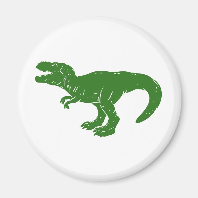 T rex dinosaur - Choose background colour Magnet (Front)