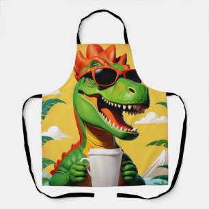 T-Rex Dinosaur Funny Apron