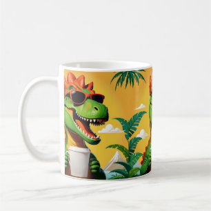 T-Rex Dinosaur Funny Coffee Mug