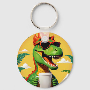 T-Rex Dinosaur Funny Key Ring