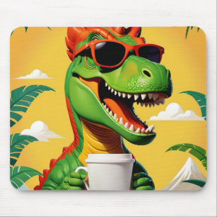 T-Rex Dinosaur Funny Mouse Mat