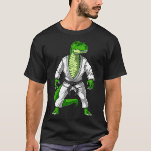 T-rex Dinosaur Jiu-jitsu Judo Karate Taekwondo Mar T-Shirt